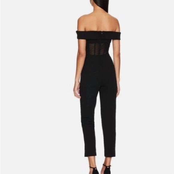 MISHA Bodice Black Jumpsuit - Picture 3 of 16